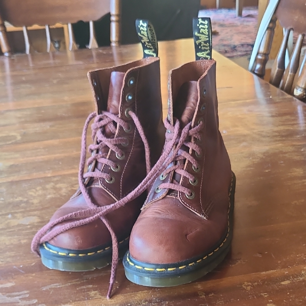 Dr. Martens Brown Lace Up Boots